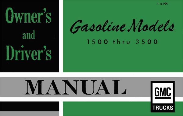 1968 GMC C/K 10, C/K 20, C/K 30 Owner's Manual