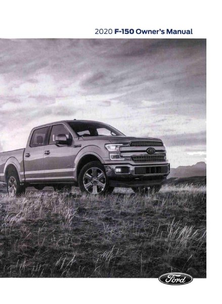 2020 Ford F-150 Owner's Manual