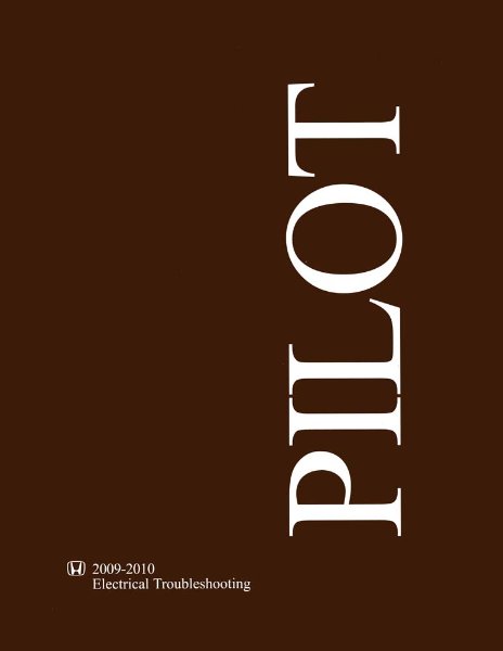 2009–2010 Honda Pilot Factory Shop Service Manual
