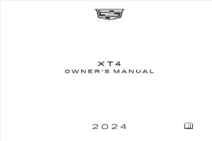 2024 Cadillac XT4 Owner's Manual