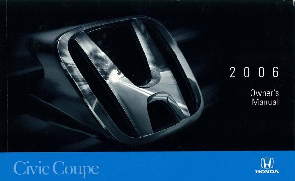 2006 Honda Civic Coupe Owner's Manual