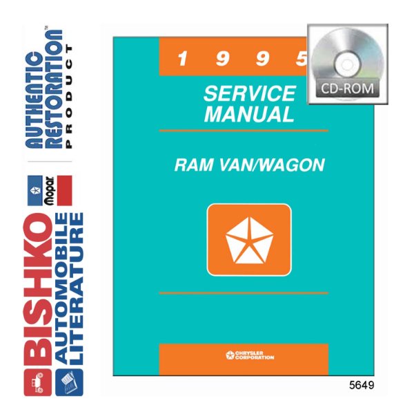 1995 Dodge Truck Ram Van, Ram Wagon Factory Shop Service Manual