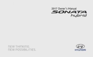 2017 Hyundai Sonata Hybrid Owner's Manual