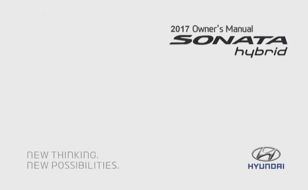 2017 Hyundai Sonata Hybrid Owner's Manual