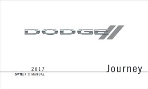 2017 Dodge Journey Owner's Manual