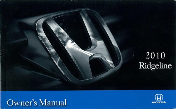 2010 Honda Ridgeline Owner's Manual