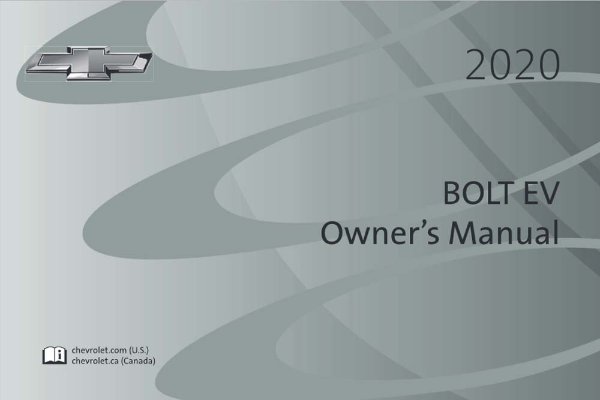 2020 Chevrolet Bolt EV Owner's Manual