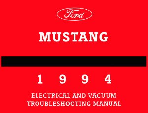1994 Ford Mustang Wiring Diagrams Manual