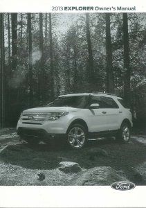 2013 Ford Explorer Owner's Manual