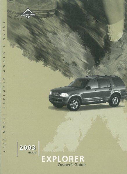 2003 Ford Explorer Owner's Manual