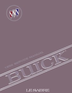 1992 Buick Le Sabre Factory Shop Service Manual