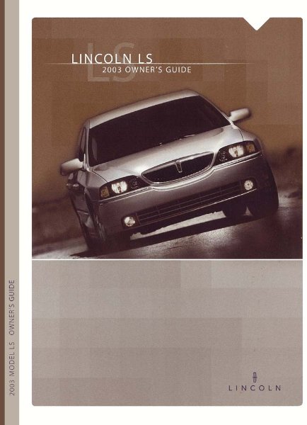 2003 Lincoln LS Owner's Manual