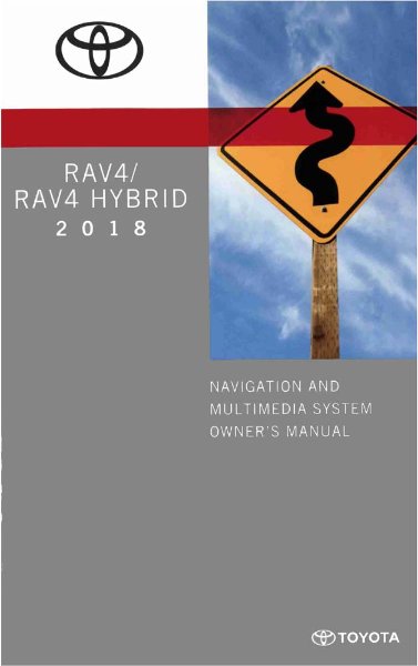 2018 Toyota Rav4 / Rav4 Hybrid Owner's Manual