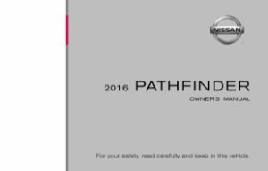2016 Nissan Pathfinder Owner's Manual