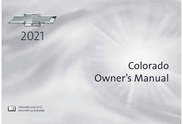2021 Chevrolet COLORADO Owner's Manual