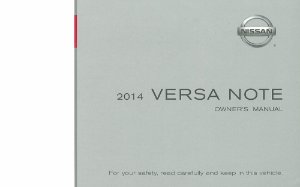 2014 Nissan Versa Note Owner's Manual