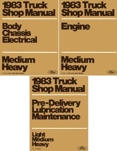 1983 Ford Truck Medium, Heavy Duty Factory Shop Service Manual