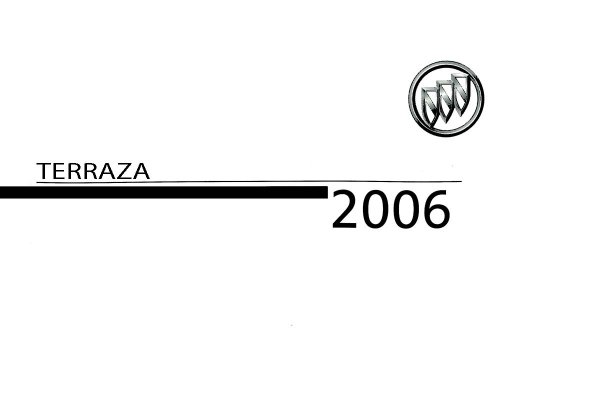 2006 Buick Terraza Owner's Manual