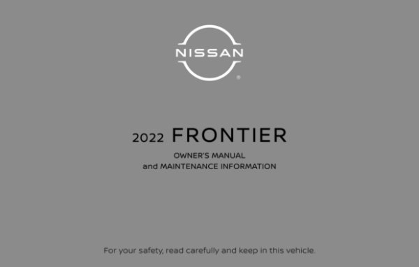 2022 Nissan Frontier Owner's Manual