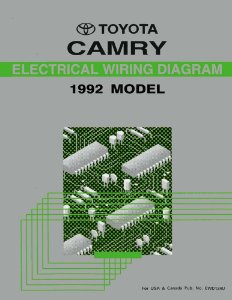 1992 Toyota Camry Wiring Diagrams Manual