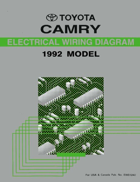 1992 Toyota Camry Wiring Diagrams Manual
