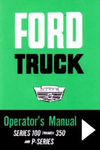 1964 Ford F-100, F-250, F-350 Truck Owner's Manual