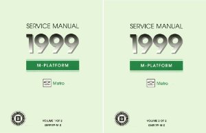 1999 Chevrolet Metro Factory Shop Service Manual