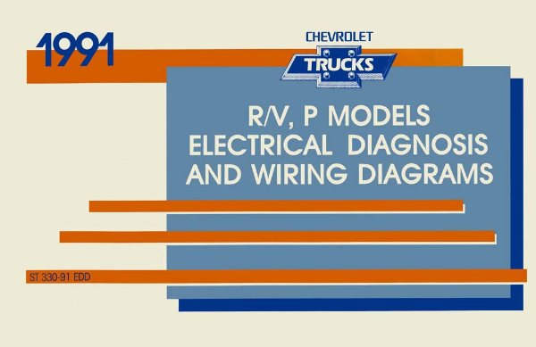 1991 Chevrolet Truck R, V & P Chassis Wiring Diagrams Manual