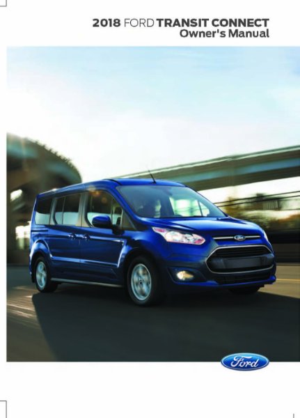 2018 Ford Transit Connect Owner's Manual