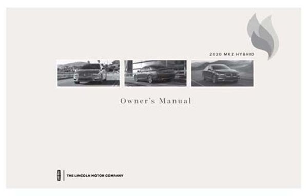 2020 Lincoln MKZ Hybrid Owner's Manual