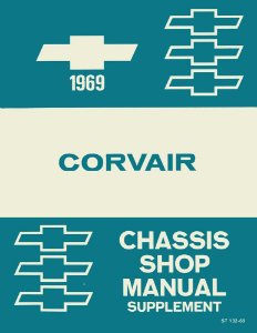 1969 Chevrolet Corvair Factory Shop Service Manual