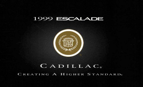 1999 Cadillac Escalade Owner's Manual