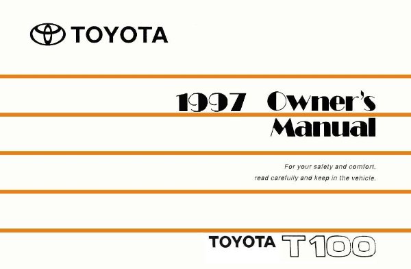 1997 Toyota T100 Owner's Manual