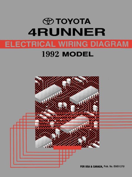 1992 Toyota 4Runner Wiring Diagrams Manual