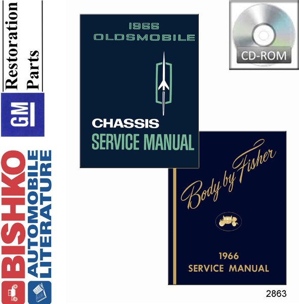 1966 Oldsmobile ALL MODELS FISHER BODY Factory Shop Service Manual