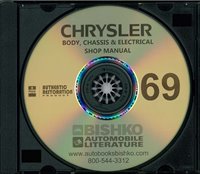 1969 CHRYSLER Body, Chassis & Electrical Service Manual sample image