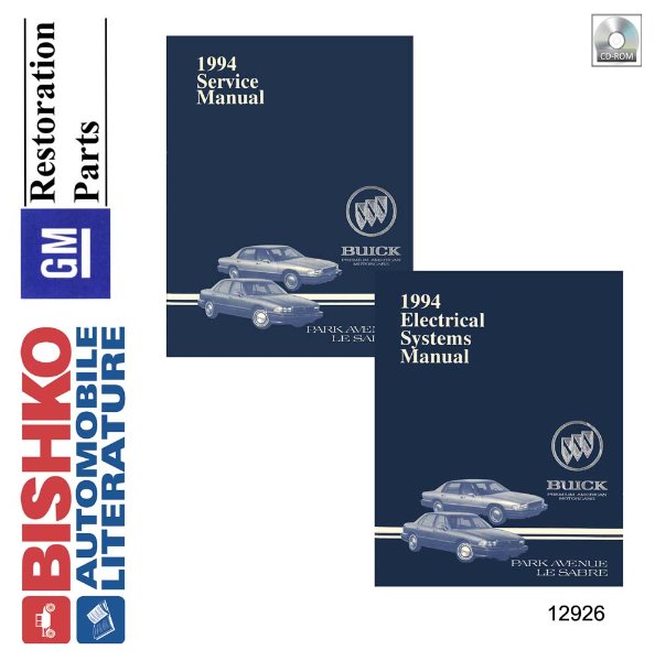 1994 Buick Le Sabre, Park Avenue Factory Shop Service Manual
