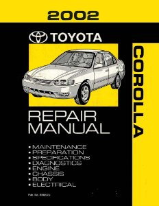 2002 Toyota Corolla Factory Shop Service Manual