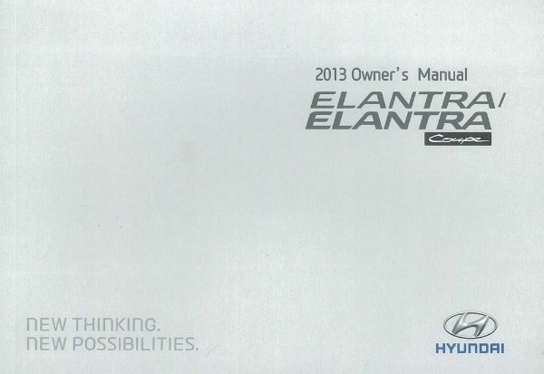 2013 Hyundai Elantra Owner's Manual