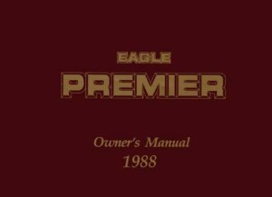 1988 Eagle Premier Owner's Manual
