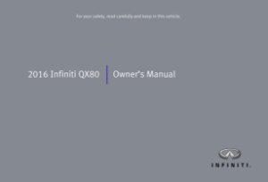 2016 Infiniti QX80 Owner's Manual