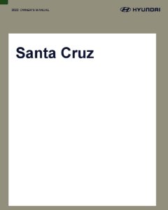2022 Hyundai Santa Cruz Owner's Manual