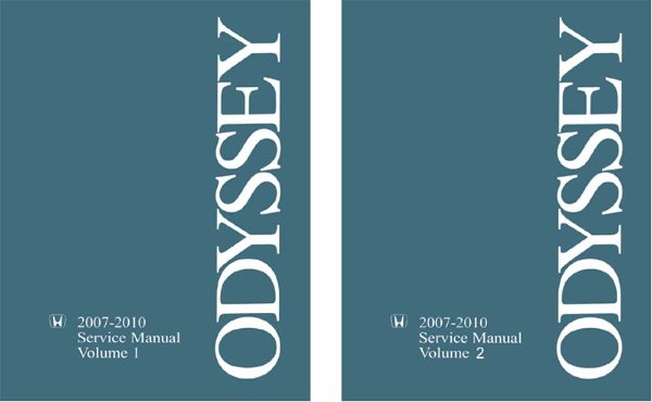 2007–2010 Honda Odyssey Factory Shop Service Manual