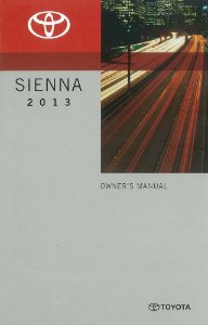 2013 Toyota Sienna Owner's Manual