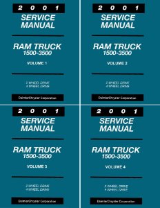 2001 Dodge Light Duty Factory Shop Service Manual