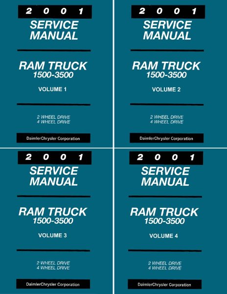 2001 Dodge Light Duty Factory Shop Service Manual