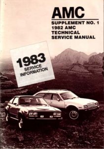 1982–1983 AMC All Models Factory Shop Service Manual