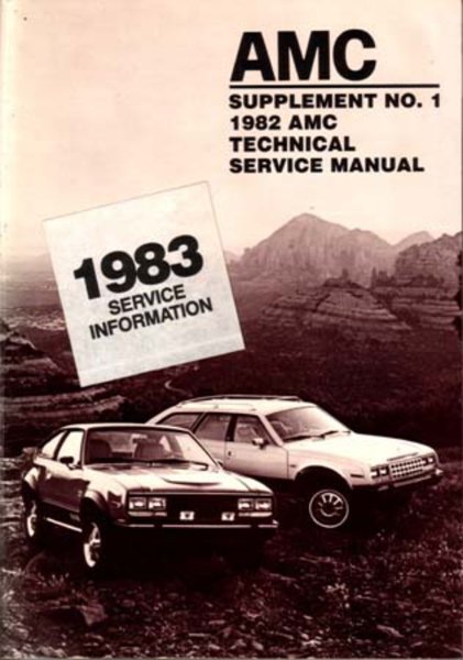 1982–1983 AMC All Models Factory Shop Service Manual