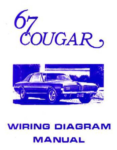 1967 Mercury Cougar Wiring Diagrams Manual