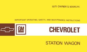 1971 Chevrolet Station Wagon Owner's Manual